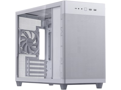 ASUS Prime AP201 TG MicroATX/MiniITX CASE White Edition Kabinet - GEEKD.dk