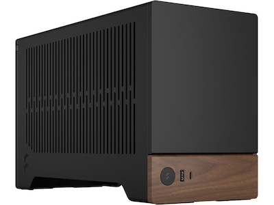 Fractal Design Terra Ultralille formfaktor Mini ITX Strømforsyning Sort Brun