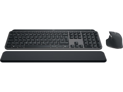 Logitech® | MX Keys S Combo  - Tastatur og mus-sæt - bagbelyst - trådløs - Bluetooth LE - QWERTY - Nordisk layout - Graphite