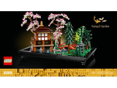 LEGO 10315 Icons Fredfyldt have - GEEKD.dk