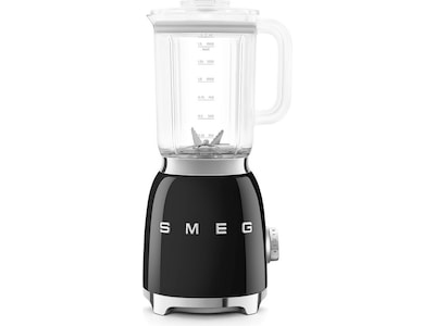 Smeg 50's Style BLF03BLEU Blender Autorengøringsfunktion Smoothie-funktion Isknuserfunktion Grøn smoothiefunktion Sort
