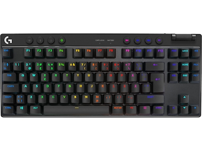 Logitech G PRO X TKL - Logitech GX Red (Linear) - Linear - Gaming Tastatur - Uden Numpad - Nordisk - Sort