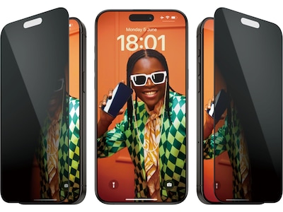 PanzerGlass Privacy Screen Protector iPhone 15 Pro Max | Ultra-Wide Fit w. EasyAligner