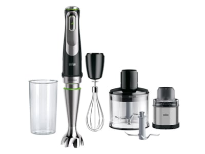 Braun Multiquick 9 MQ 9138XI - Stavblender - 1.2 kW - premium sort/børstet rustfrit stål