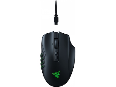 Razer Naga V2 Pro Rf Wireless + Bluetooth + Usb-c Mus