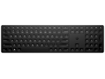 HP 450 Programmable Wireless Keyboard - Tastatur - Nordisk - Sort