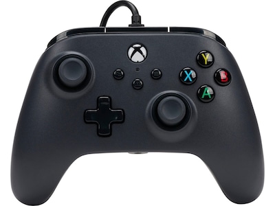 PowerA Wired Controller - Gamepad - kablet - sort - for Microsoft Xbox Series X, Microsoft Xbox Series S, Microsoft Xbox One