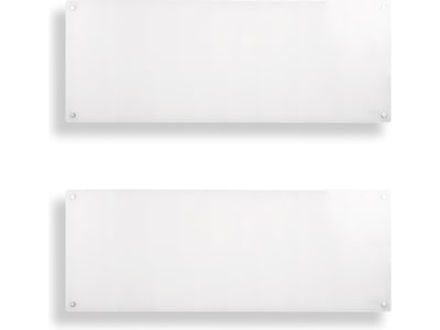 Mill Glas panelovn 1300W (hvid) 2-pack