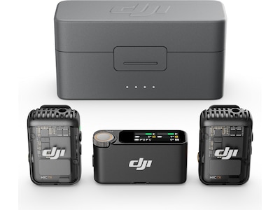 DJI Mic 2 (2 TX + 1 RX + Charging Case)  (shadow black)