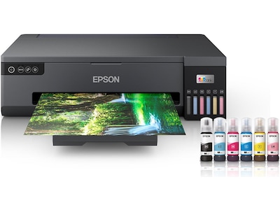 Epson EcoTank ET-18100 - Printer - farve - blækprinter - kan genopfyldes - A3 - 5760 x 1440 dpi - op til 8 spm (mono) / op til 8 spm (farve) - kapacitet: 80 ark - USB, Wi-Fi