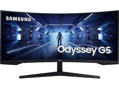 Samsung 34" Odyssey G5 curved gamingskærm C34G55