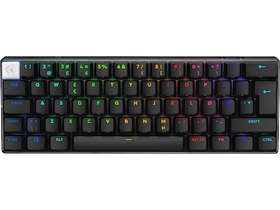 Logitech G Pro X 60 Lightspeed Linear trådløst gamingtastatur (sort)