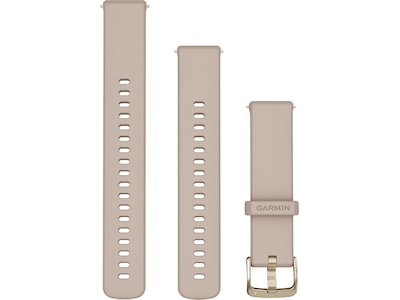 Garmin Quick Release Silikone Armbånd 18mm (fransk grå/guld)