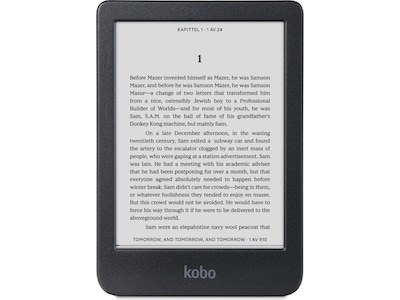 Kobo Clara BW - eBook læser - 16 GB - 6 E Ink Carta 1300 (1448 x 1072) - touch screen - Wi-Fi 5, Bluetooth