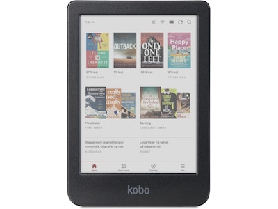 Kobo Clara Colour - eBook læser - 16 GB - 6 E Ink Kaleido 3 (1448 x 1072) - touch screen - Wi-Fi 5, Bluetooth