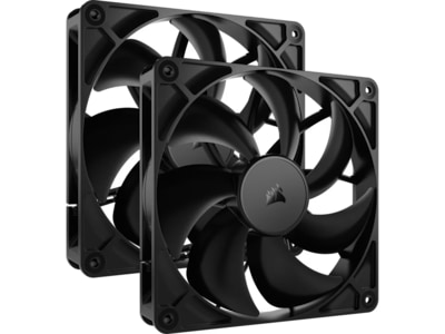 Corsair RS140 - dual-pack - Kabinet køler - 140mm - Sort - 36 dBA