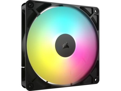 Corsair RS140 ARGB - Kabinet køler - 140mm - Sort med RGB LED lys - 36 dBA