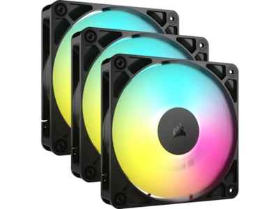 Corsair RS120 ARGB Ventilator 3pk (sort)
