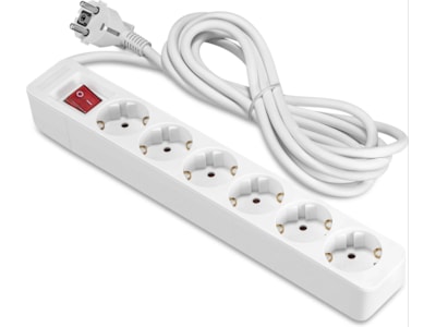 ON 6-vejs strømfordeler 3m