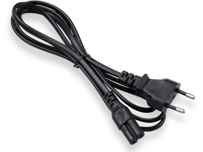 ON Strømkabel 2-polet, 1,5 meter, sort