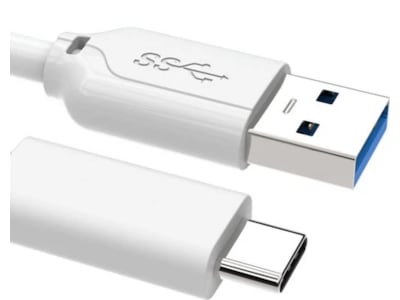 Andersson USB-C til USB-A kabel 2m (hvid)