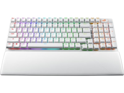 ASUS ROG STRIX SCOPE II 96 Wireless RGB Gaming Keyboard ROG NX Snow Switches - White Tastatur - GEEKD.dk
