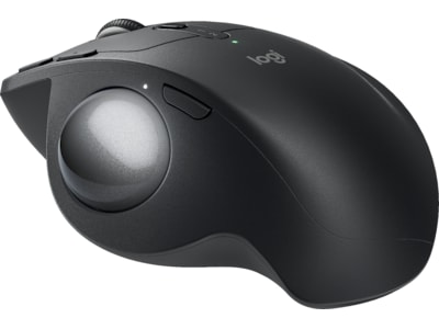 Logitech Ergo Series MX Ergo S - Styrebold - ergonomisk - avanceret - optisk - 8 knapper - trådløs - Bluetooth, 2.4 GHz - Logitech Logi Bolt USB-modtager - grafit