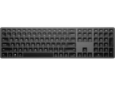 HP Dual Mode 975 - Tastatur - bagbelyst - trådløs - Bluetooth - Pan Nordic