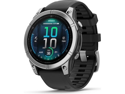 Garmin fenix E 47mm GPS (rustfrit stål/grafit)