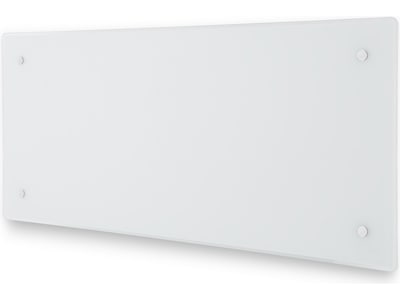 Adax Clea H el-radiator med termostat og WiFi 1000W/230V, hvid glas, 15 m²