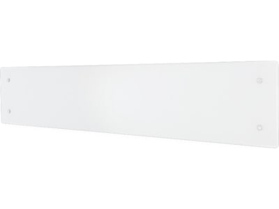 Elradiator WiFi, Adax Clea, glas front, WiFi termostat, lav model, hvid, 230V, 600W