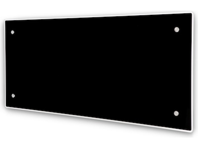 Adax Clea H elradiator med termostat & wifi, 230V, 1000W, sort glas, 12-16 m²