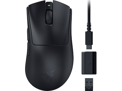 Razer DeathAdder V3 HyperSpeed - Gaming Mus - Optisk - 5 knapper - Sort