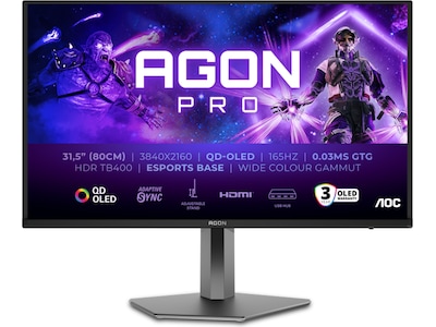 AOC AGON PRO AG326UD 32" 3840 x 2160 (4K) HDMI DisplayPort 165Hz