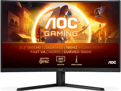 AOC 32" curved gamingskærm CQ32G4VE
