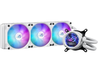 ASUS ROG STRIX LC III 360 ARGB LCD WHITE EDITION AiO Liquid Cooler Vandkøling - GEEKD.dk