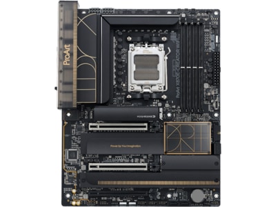 ASUS ProArt X870E-CREATOR WIFI - Bundkort - ATX - Socket AM5 - AMD X870E Chipset - USB4, USB-C 3.2 Gen 2x2, USB 3.2 Gen 2, USB 3.2 Gen 1 - Wi-Fi 7, 2.5 Gigabit LAN, 10 Gigabit LAN, Bluetooth - onboard grafik (CPU påkrævet) - HD Audio (8-kanaler)