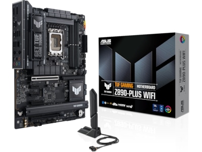 ASUS TUF GAMING Z890-PLUS WIFI Bundkort - Intel Z890 - Intel LGA1851 socket - DDR5 RAM - ATX