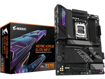 GIGABYTE X870E AORUS ELITE WIFI7 Bundkort - AMD X870E - AMD AM5 socket - DDR5 RAM - ATX