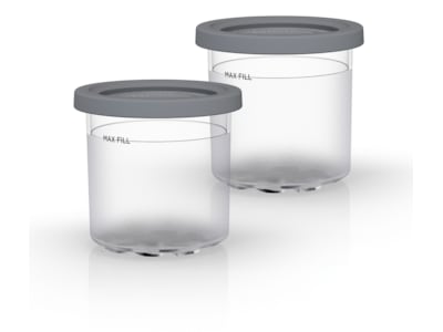 Ninja Ninja beholder med låg til NC300 CREAMi 2-pak Klar-grå