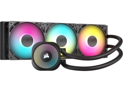 CORSAIR Nautilus 360 RS ARGB - Processors flydende kølesystem - Radiatorstørrelse: 360 mm - (for: LGA1851, LGA1700, AM5, AM4) - kobber - 120 mm