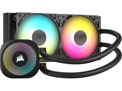 CORSAIR Nautilus 240 RS ARGB - Processors flydende kølesystem - Radiatorstørrelse: 240 mm - (for: LGA1851, LGA1700, AM5, AM4) - kobber - 120 mm