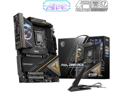 MSI MEG Z890 ACE Bundkort - Intel Z890 - Intel LGA1851 socket - DDR5 RAM - ATX