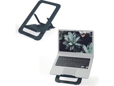 Leitz Ergo Laptop Stand, aluminium ultraflad justerbar