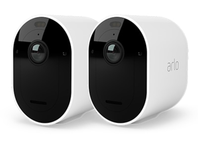 Arlo Pro 5 - Netværksovervågningskamera - udendørs - vejrbestandig - farve (Dag/nat) - 2688 x 1520 - audio - trådløs - WiFi (pakke med 2)