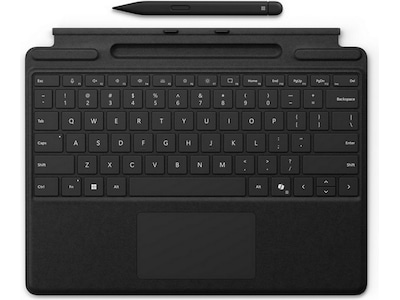 Microsoft Surface Pro Keyboard - Tastatur - Nordisk - Sort