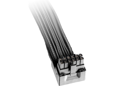 be quiet! - Strømkabel - 12VHPWR (han) til 12VHPWR (han) vinklet - 70 cm - sort