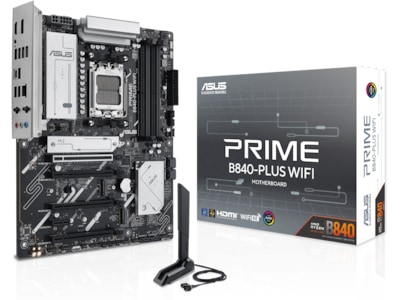 ASUS PRIME B840-PLUS WIFI Bundkort - AMD B840 - AMD AM5 socket - DDR5 RAM - ATX