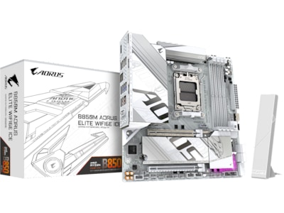 Gigabyte B850M Aorus Elite WF6E ICE Bundkort