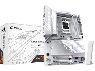 GIGABYTE B850 AORUS ELITE WIFI7 ICE Bundkort - AMD B850 - AMD AM5 socket - DDR5 RAM - ATX